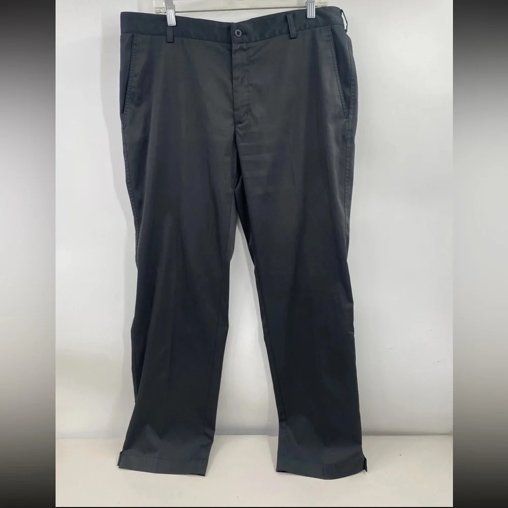 Nike Victory Golf Tour Men's Performance Black Flat Front Pants Drifit 36x32